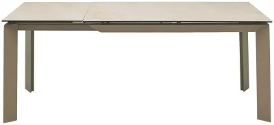 Стол CREMONA 140 KL-105, итальянская керамика / Тауп, ®DISAUR