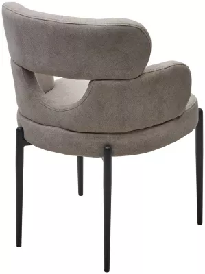 Стул VALTER AR627-11B Молочный, ткань / Черный каркас, ®DISAUR