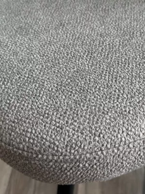 Стул ALTAIR 360 град. поворот. NS10 серый, букле / черный каркас, М-City