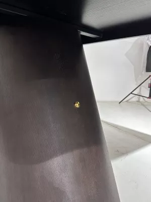 Стол SELTA 200  Белый мрамор CA071, керамика / Дуб/Золотой, ®DISAUR