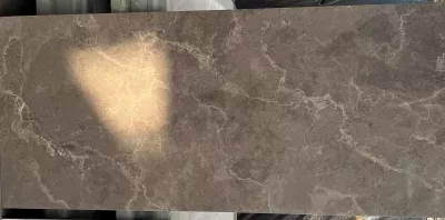 Стол CORNER 120 MATT LATTE STONE SOLID CERAMIC / TAUPE, ®DISAUR