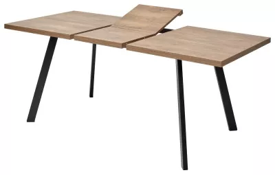 Стол БРИК М (BRICK M) 120 Дуб Канзас/ Черный