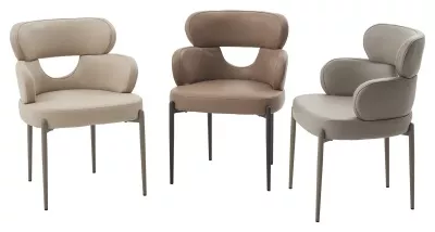 Стул VALTER HF017-02 Бежевый, экокожа / Латте каркас, ®DISAUR