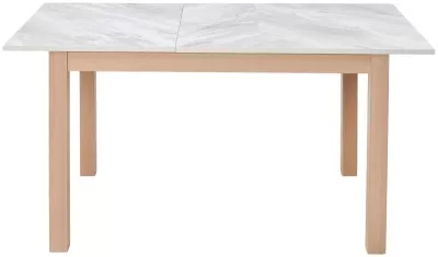 Стол TME-6931 MBH белый мрамор SWEDEN / MILKY WHITE