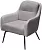 Кресло ARGOS 3018-03 светло-серый, шенилл / черный каркас, ®DISAUR