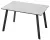 Стол ТИК ТАК 120 цвет ОНИКС, керамика / Черный каркас