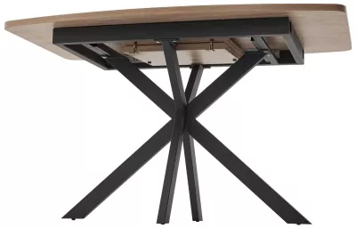 Стол АРИЗОНА 130 ДУБ КУНЕО / Черный каркас М-City