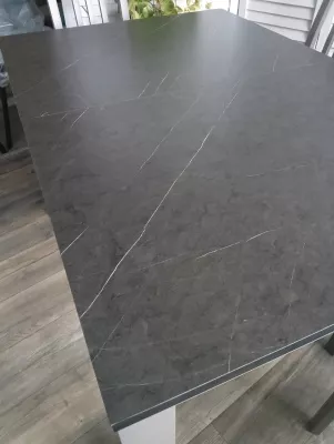 Стол TME-6932 MBH  GREY STONE серый камень /серый  M-City