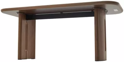 Стол БАРК (BARK) 180 цвет CA035, керамика / Орех (WALNUT), ®DISAUR
