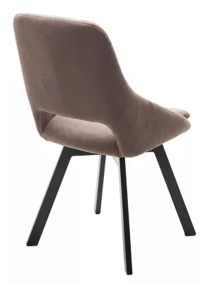 Стул АСП (ASP), 360 град. поворот. B5 Капучино, велюр / черный каркас