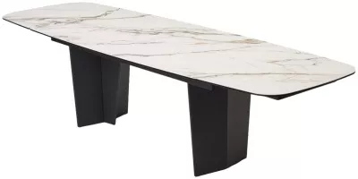 Стол MIKKEL 200 TL-188, испанская керамика / черный каркас, ®DISAUR
