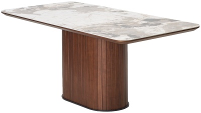 Стол LONOS 180 цвет CA035, керамика / Орех, ®DISAUR