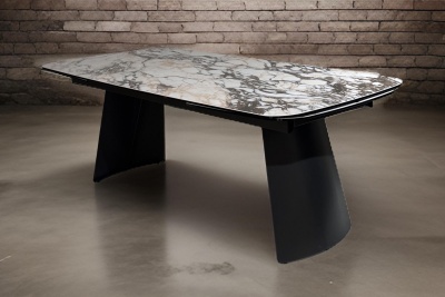 Стол ODIN 200 TL-312, испанская керамика / темно-серый каркас, ®DISAUR