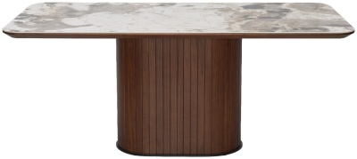 Стол LONOS 180 цвет CA035, керамика / Орех, ®DISAUR